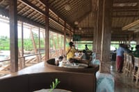 Lunch at beautiful restaurant