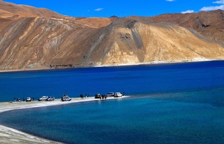 Leh to Pangong Lake Two-Day Tour with Overnight Stay