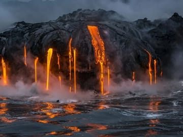 From Big Island-Volcanoes & Waterfall Excursion in a Small Group