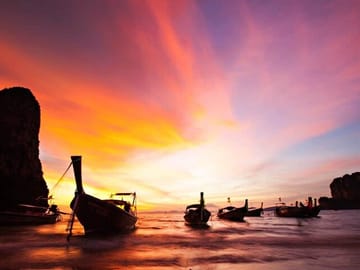 Sunset Dinner Tour of 7 Islands by Longtail Boat in Ao Nang