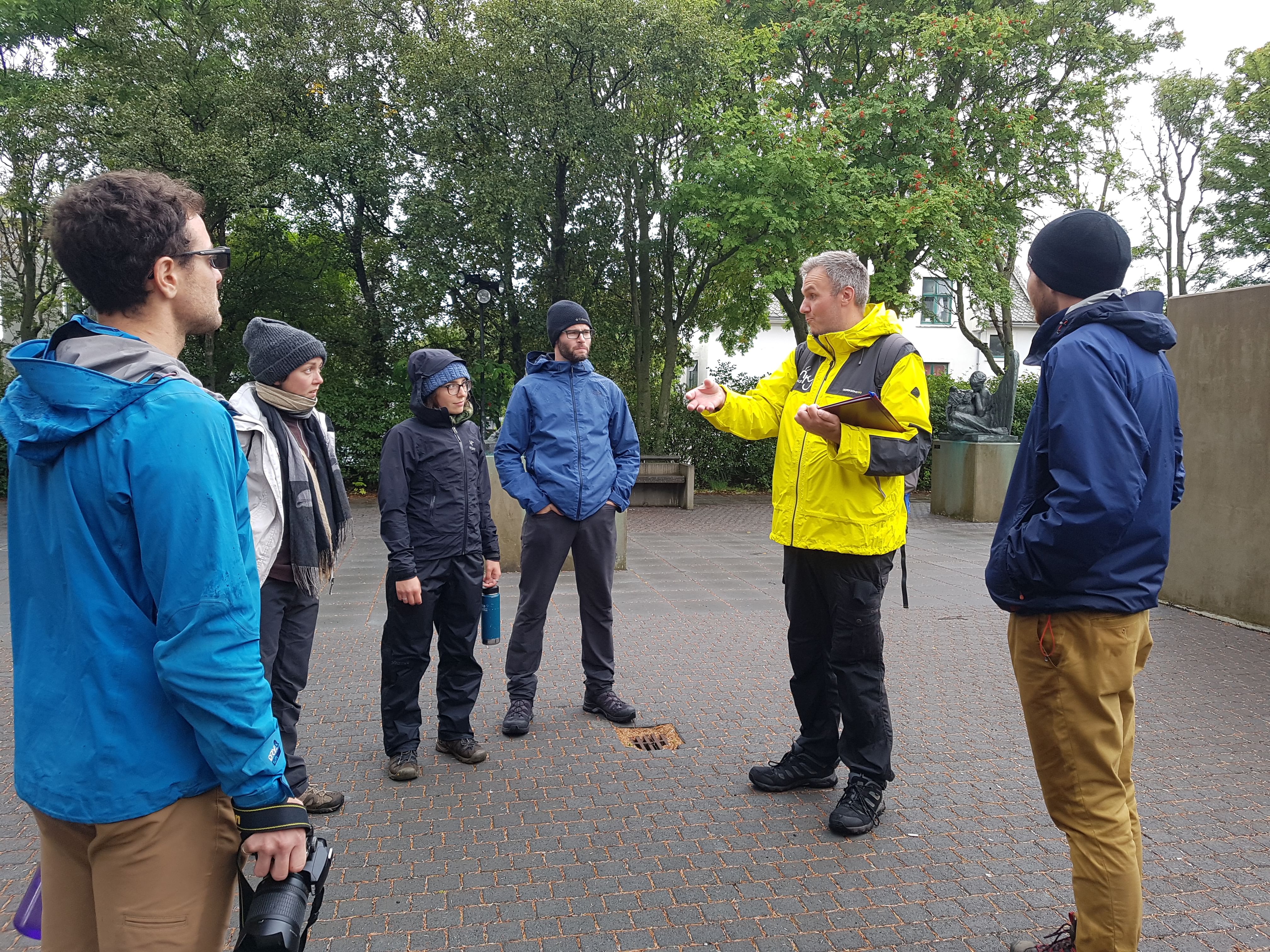 Funky Iceland Reykjavik walking tour group
