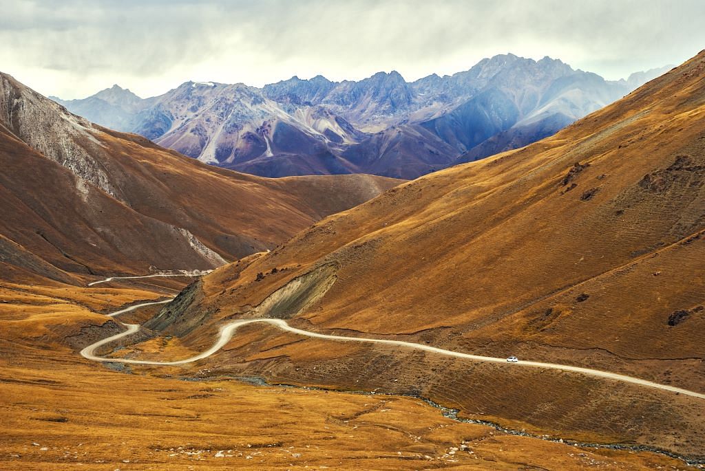 Mountain Road, Kyrgyzstan