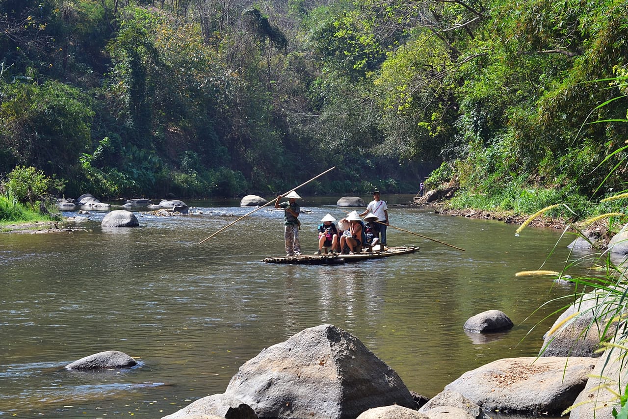 Elephant Sanctuary+Bamboo Rafting+Long Neck Village 5