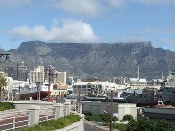 Cape Town City Bowl with Table Mountain backdrop