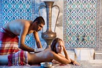 Side Turkish Bath with Full Body Aloe Vera Massage & Transfer 5