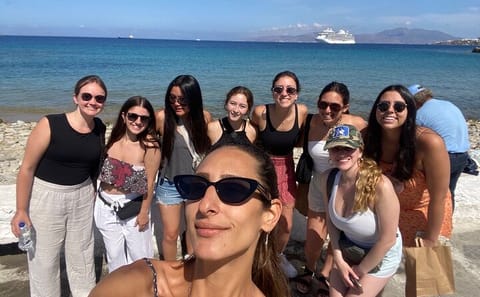 Mykonos Cultural Walk and Minivan Tour to Kalafati Beach