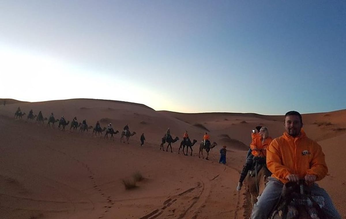 Trip To Merzouga Desert From Erfoud, Sunset Over Dunes Camel Ride