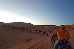 Trip To Merzouga Desert From Erfoud, Sunset Over Dunes Camel Ride