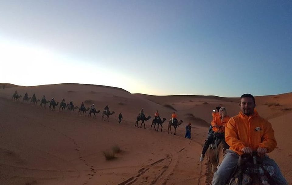 Camel Ride at Sunset in Erg Chebbi from Erfoud