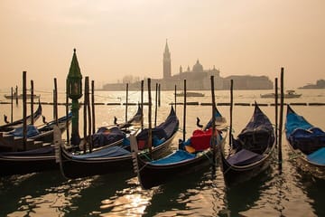 Gondola Ride Through Venice Canals Near St Mark's Square