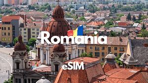 Cluj-Napoca (Romania) Data eSIM : 0.5GB to 2GB/daily - 30 Days