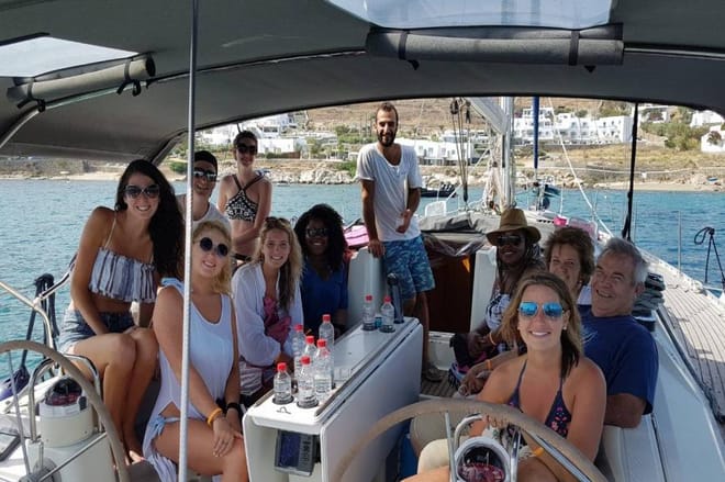 Concierge Class Cruise to Rhenia Island & Guided Tour of Delos