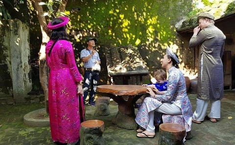 Cultural Bike Tour in Hoi An with Traditional Ao Dai