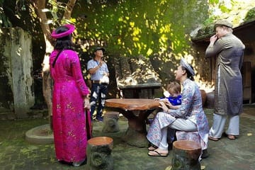 Cultural Bike Tour in Hoi An with Traditional Ao Dai