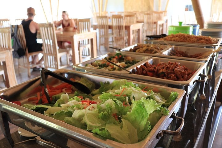 Indonesian buffet lunch after ATV