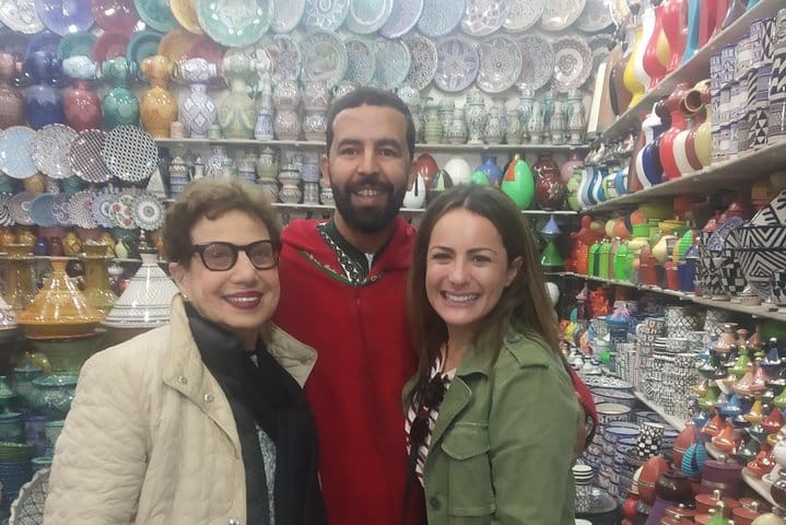 Pottery and Ceramics Description: Pottery is one of Marrakech's oldest crafts. The Potters' Hill is an emblematic center for the craft. While Fez is known for its blue ceramics and Safi for yellows.