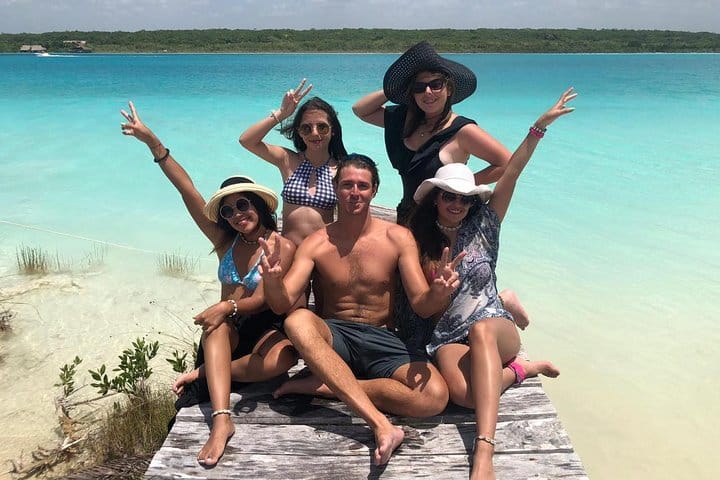 Bacalar Seven Color Lagoon Boat Adventure with Grill Option  9