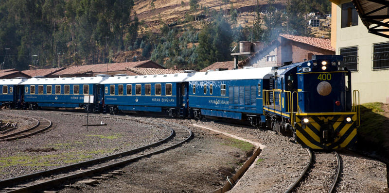 Réception du train Hiram Bingham