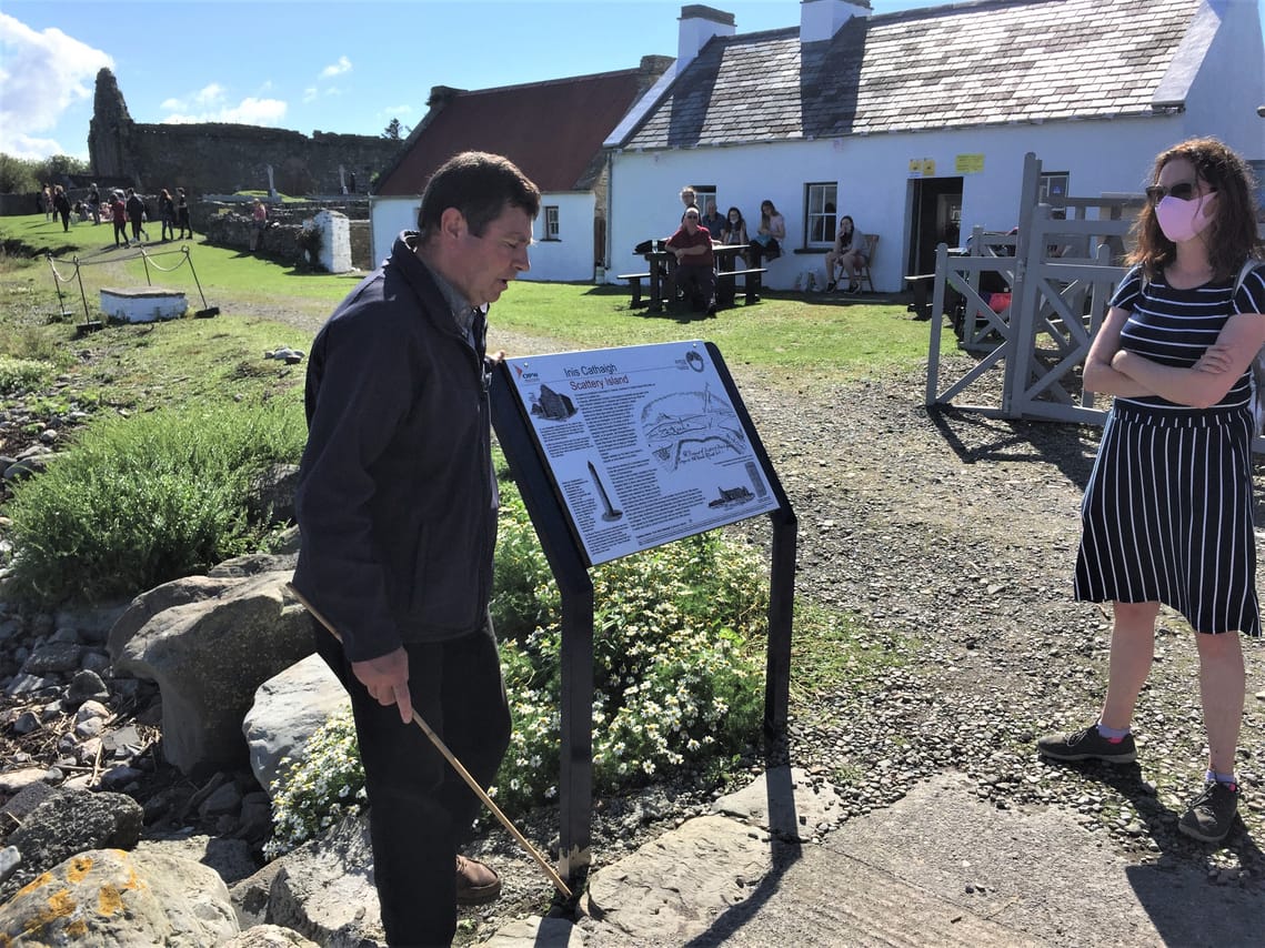 Great Scattery Island experience departing from Kilrush. Clare. Guided.  3