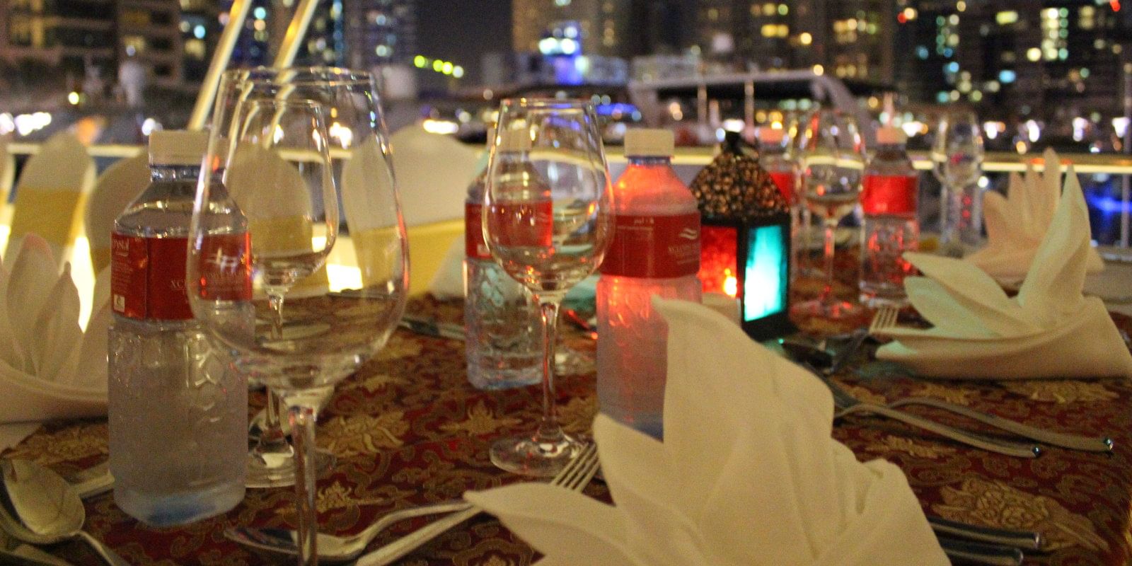 5 Star Marina Glass-boat Dinner Cruise with Daytur