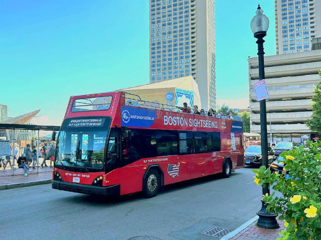 Boston Sightseeing Single Ride Pass With Double Decker Tour Bus photo 4