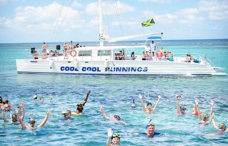 Catamaran Party Cruise and Snorkeling from Montego Bay