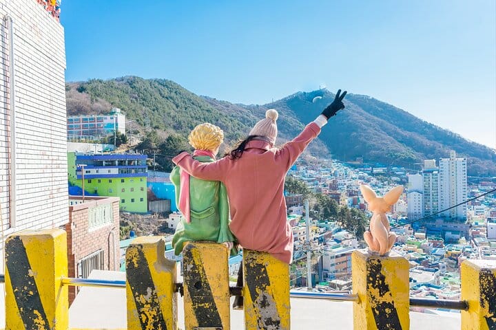 Gamcheon cultural village with little prince