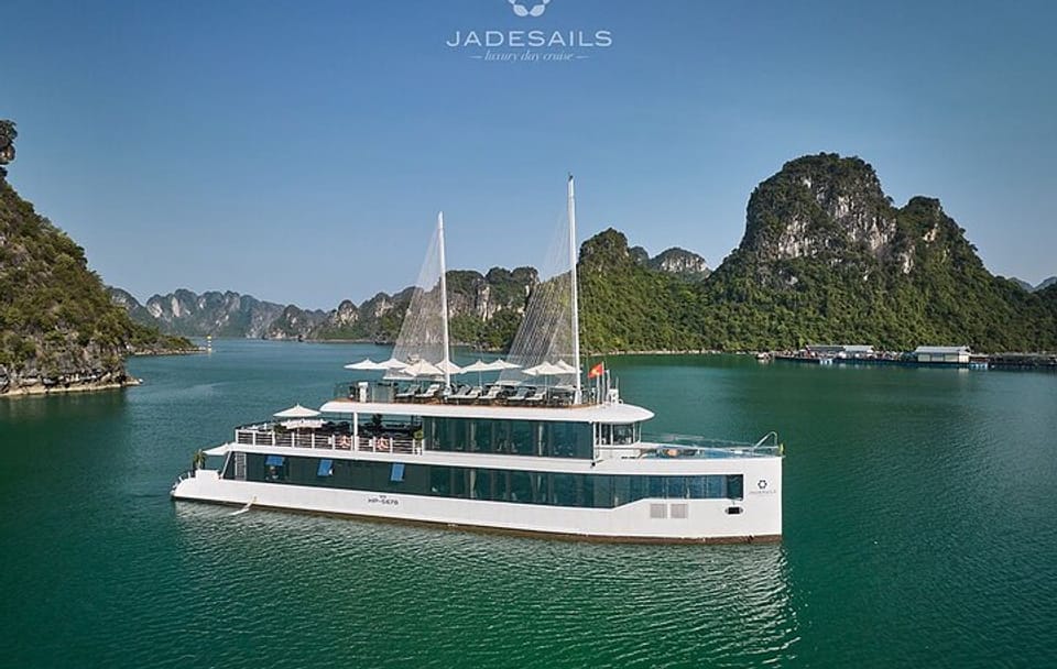 JADE SAILS Cruise Best Luxury Day Tour to Halong Bay & Lan Ha Bay