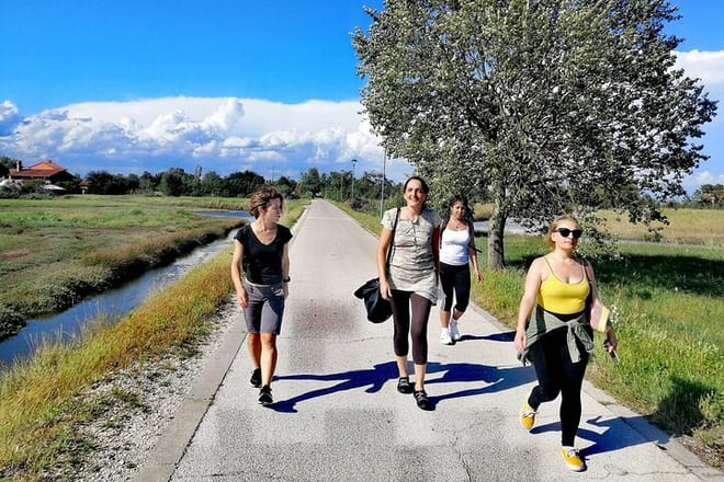 Walking through the island