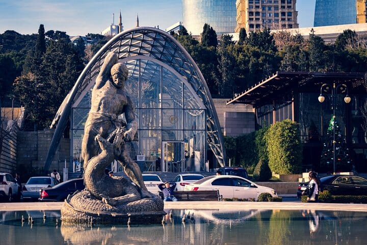 Baku City tour-Funicular-Baku view