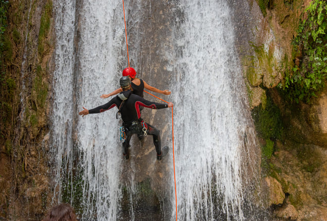 Canyoning Neda Waterfalls photo 3