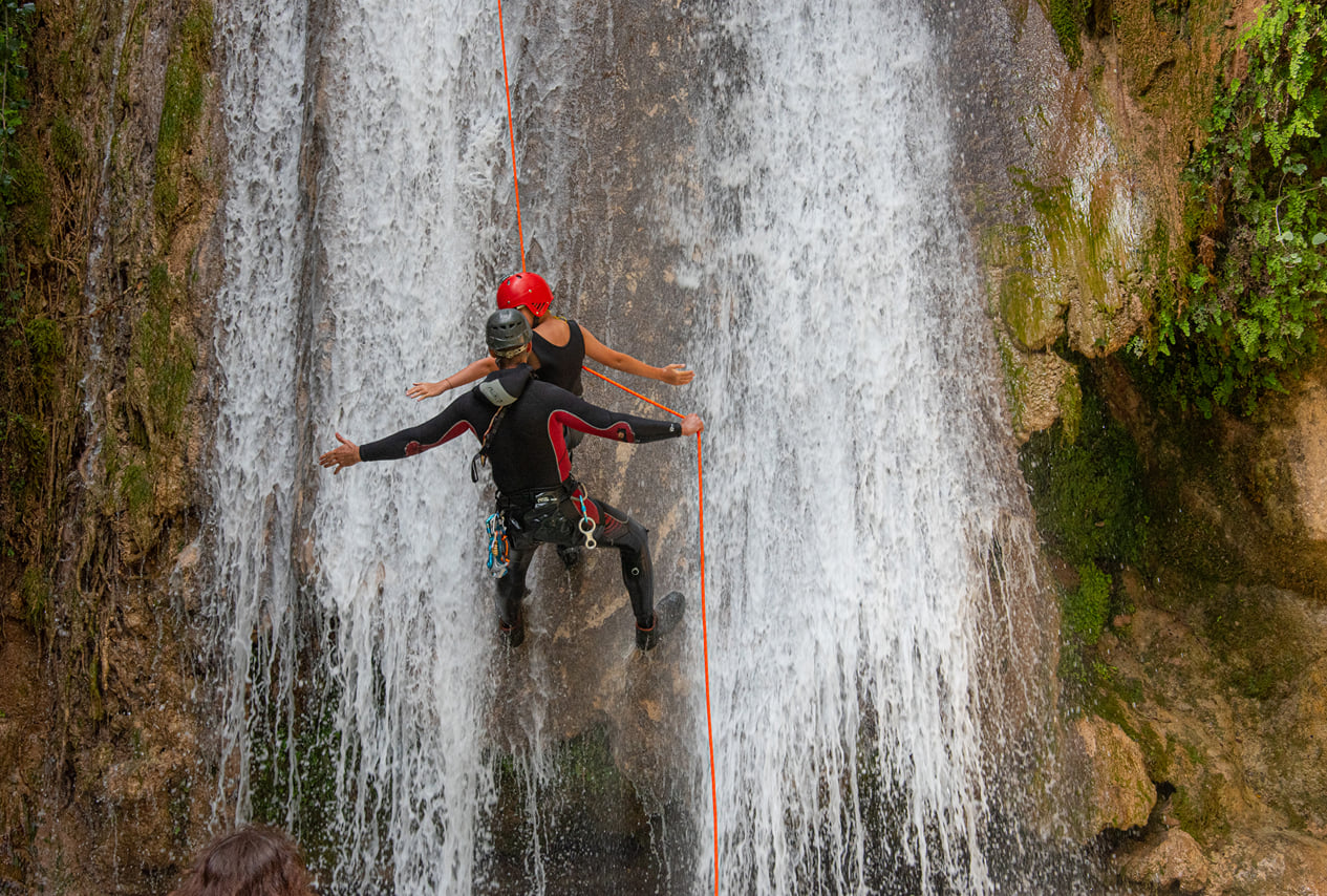 Canyoning Neda Waterfalls 3
