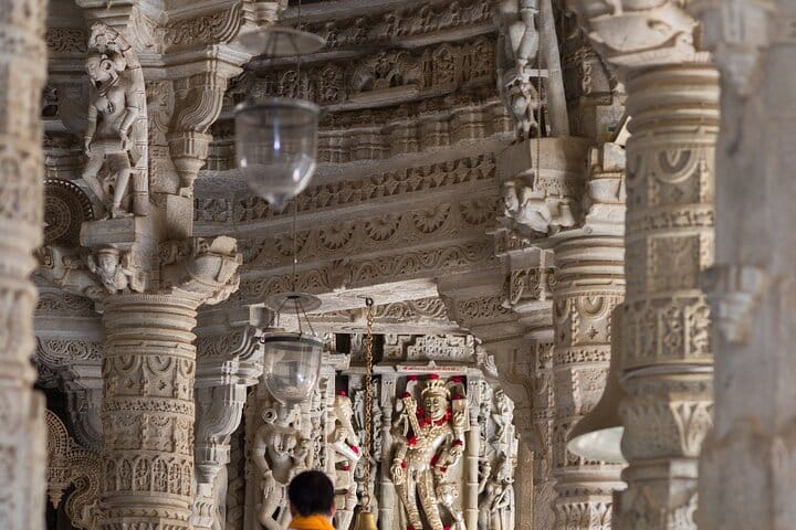 Inside part of Rankpur Temple.