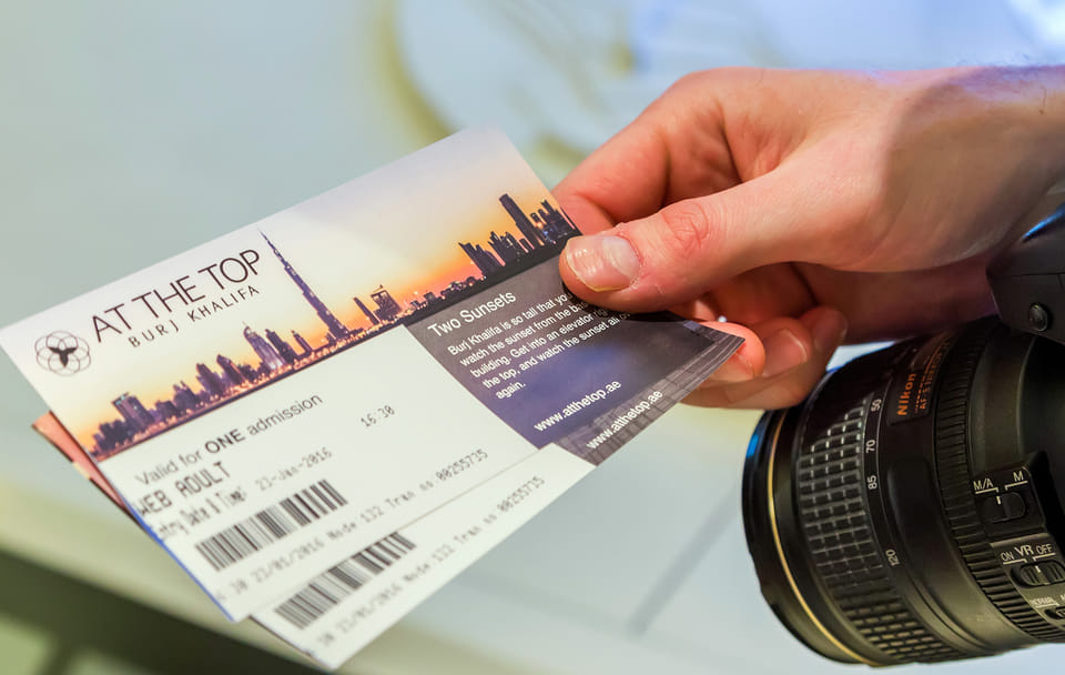 Book your Burj Khalifa ticket online At Top 124 +125 Tickets, including round-trip transportation.
