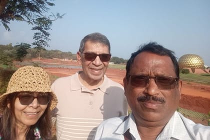 Pondi Marvels: Auroville & French Colony Tour from Trichy