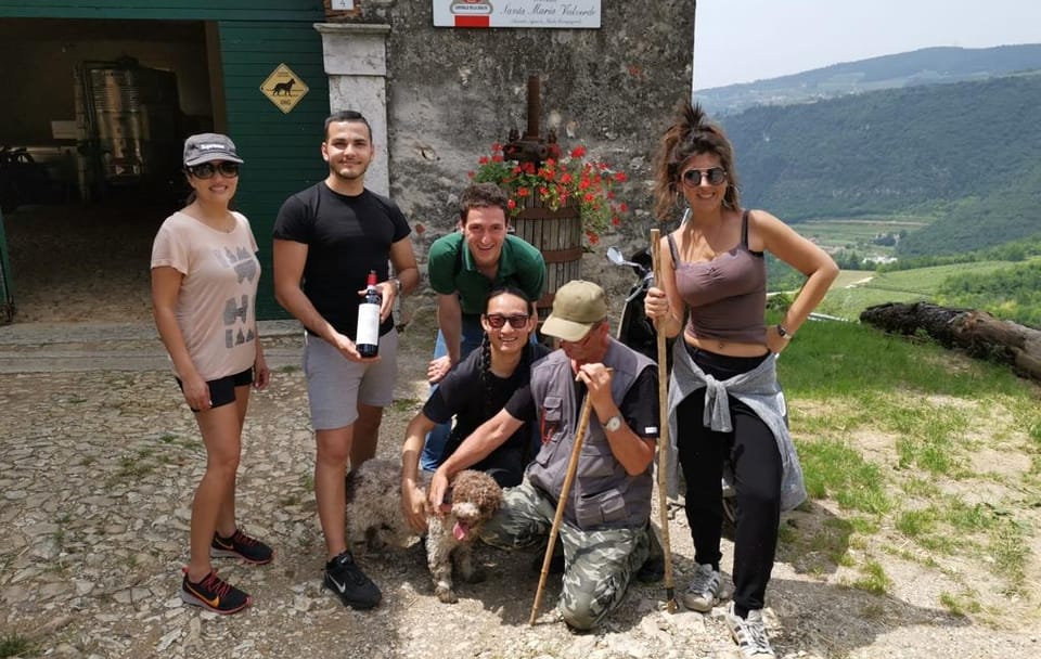 Truffle Hunting and Amarone Wine Tasting in Marano di Valpolicella