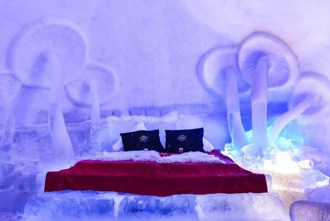 Ice Hotel at Balea Lake, Romania