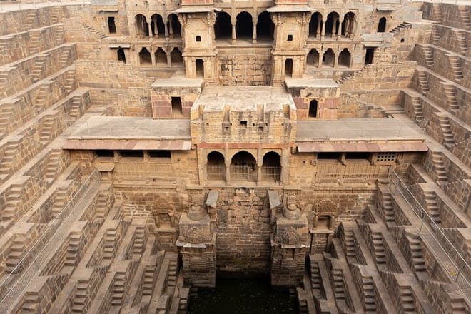 Front part of Chand Baori