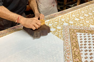 Private Half-Day Textile Dyeing & Block Printing Experience in Jaipur with Pickup & Drop