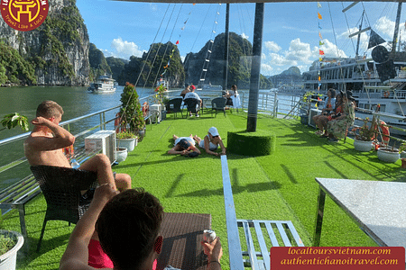 Halong Bay Full Day Tour with Seafood Lunch & Scenic Boat Cruise