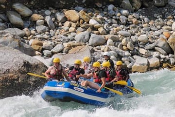 Rafting Trip on the Trishuli River with private luxurious vehicle