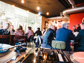 An image of the taproom at Malbygg