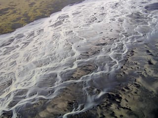patterns of the river deltas