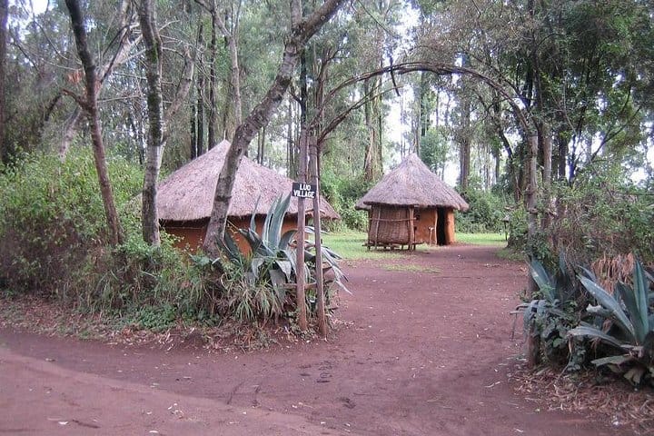 Kenya in a miniature: traditional houses at Bomas of Kenya