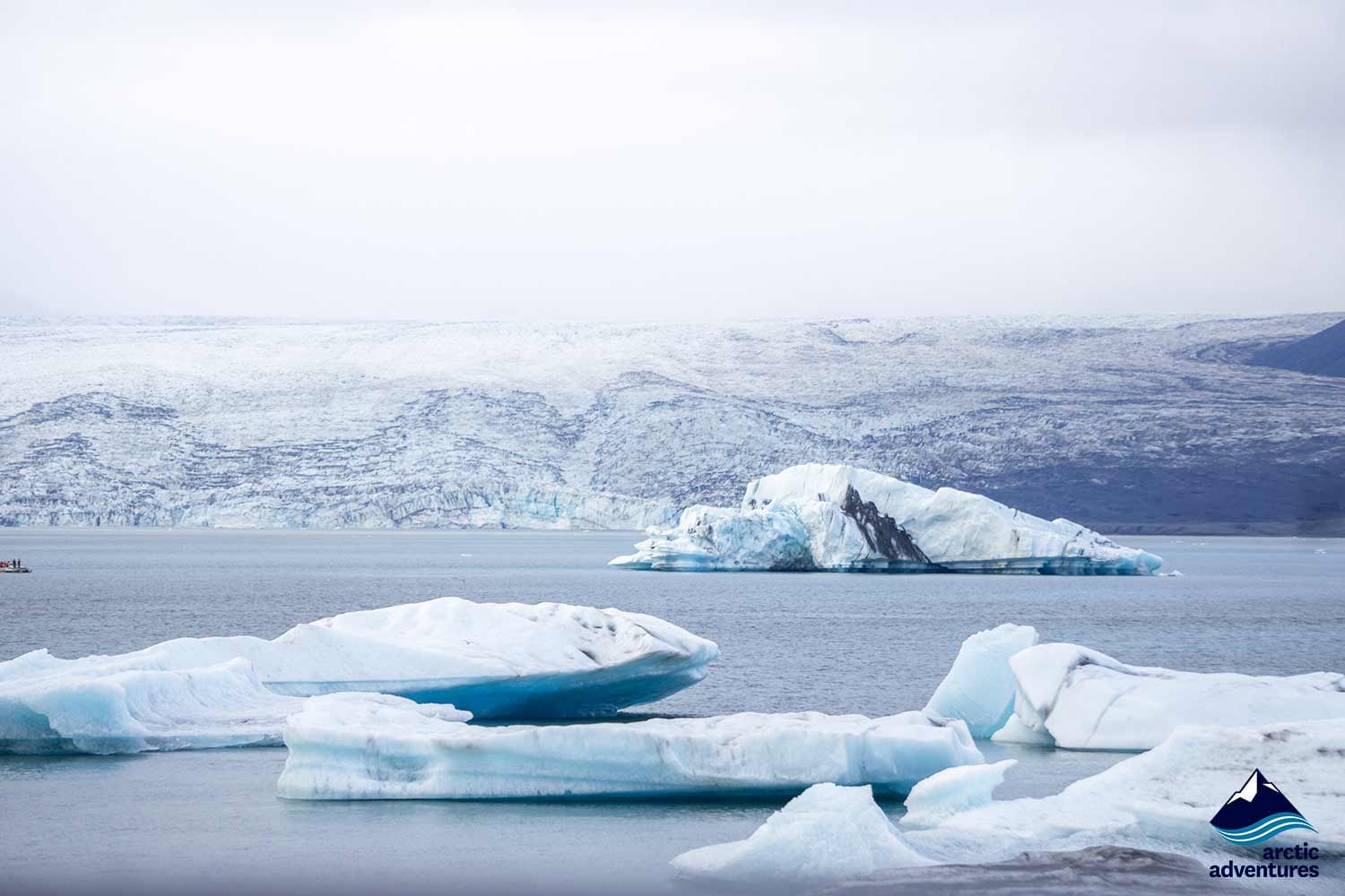 Glacier lagoon in Iceland during 4 day tour Iceland