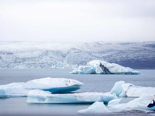 Glacier lagoon in Iceland during 4 day tour Iceland