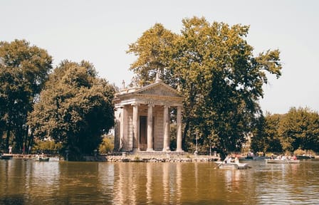 Professional Photoshoot at Villa Borghese Garden in Rome