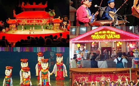 Water Puppet Show with Cyclo Ride and Dinner Cruise in Ho Chi Minh City