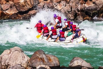 Rafting, Zipline & Canyoning with Lunch & Transfer from Alanya