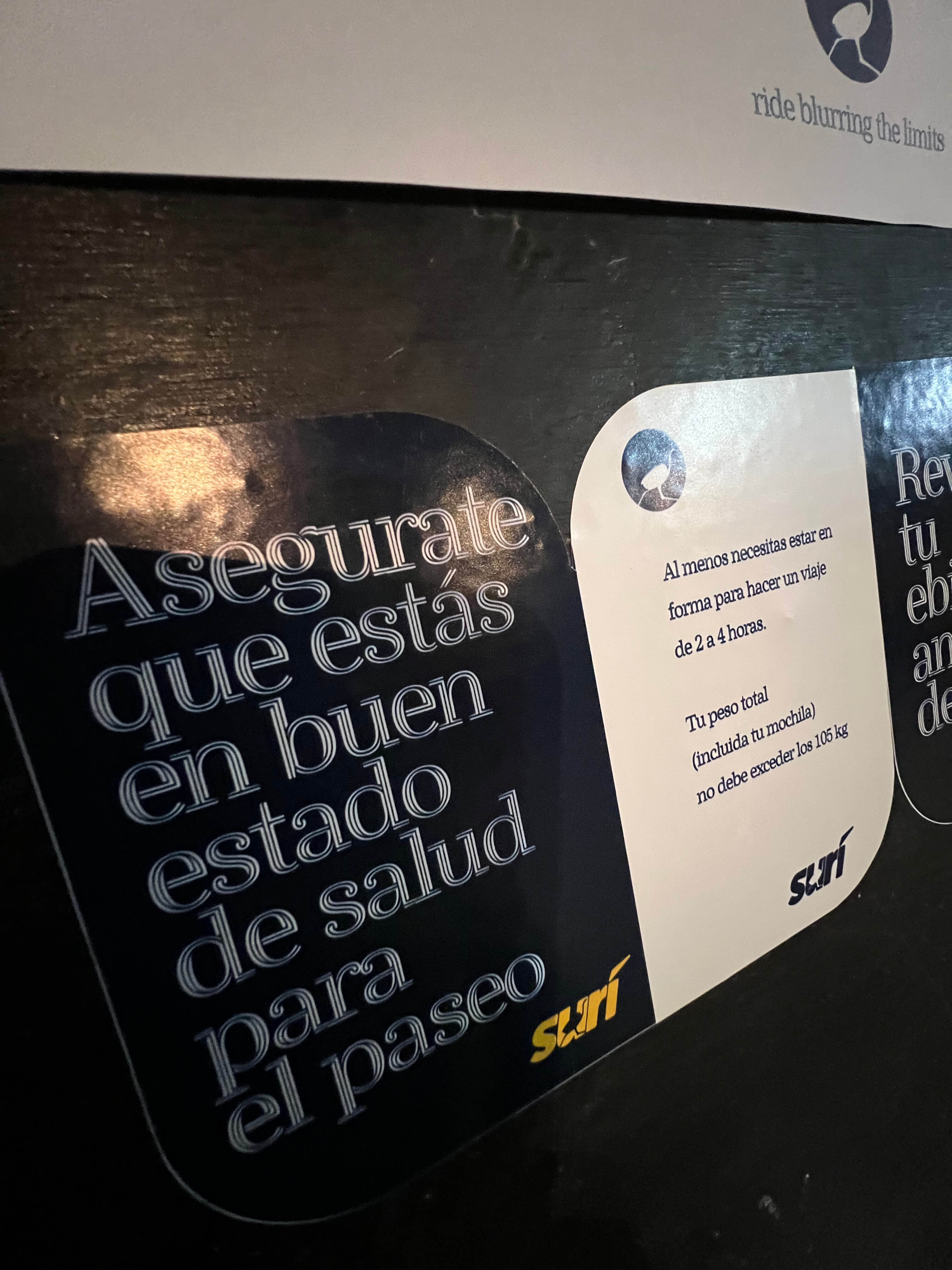 Es importante saber como te sientes antes de comenzar tu ride!